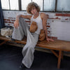 Nameria Unisex Wide Leg Sweatpants Mid Waist