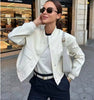 Nameria Stand Collar Pocket Jacket