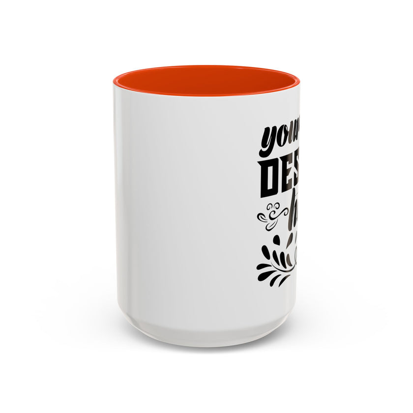 Customizable Glossy Ceramic Accent Mug 11oz and 15oz