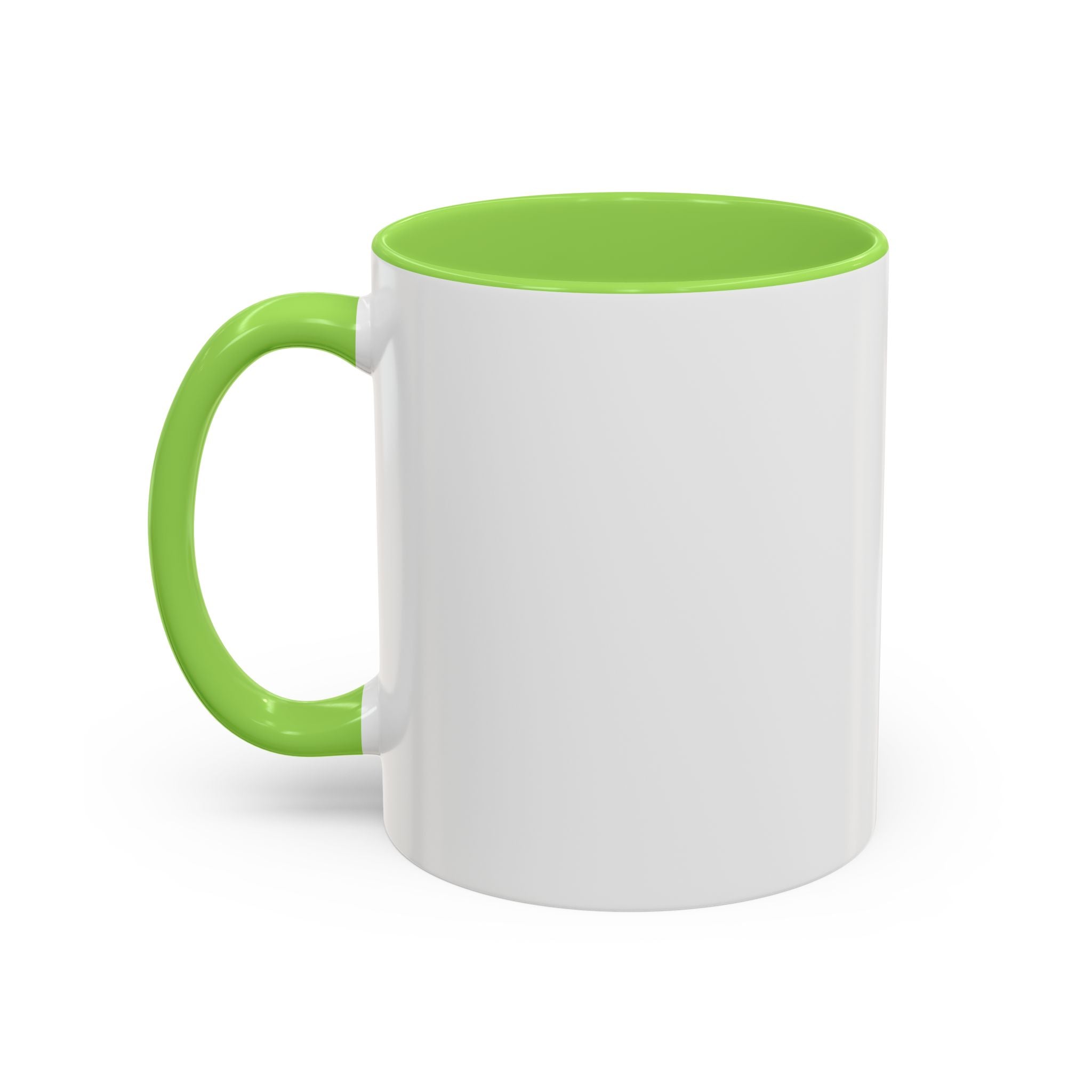 Customizable Glossy Ceramic Accent Mug 11oz and 15oz