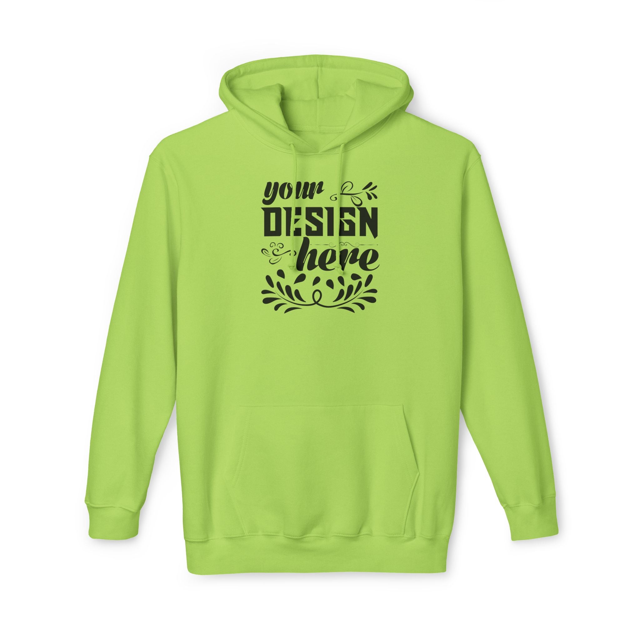 Customizable Bayside 960 Unisex Heavyweight Hooded Sweatshirt Made in US