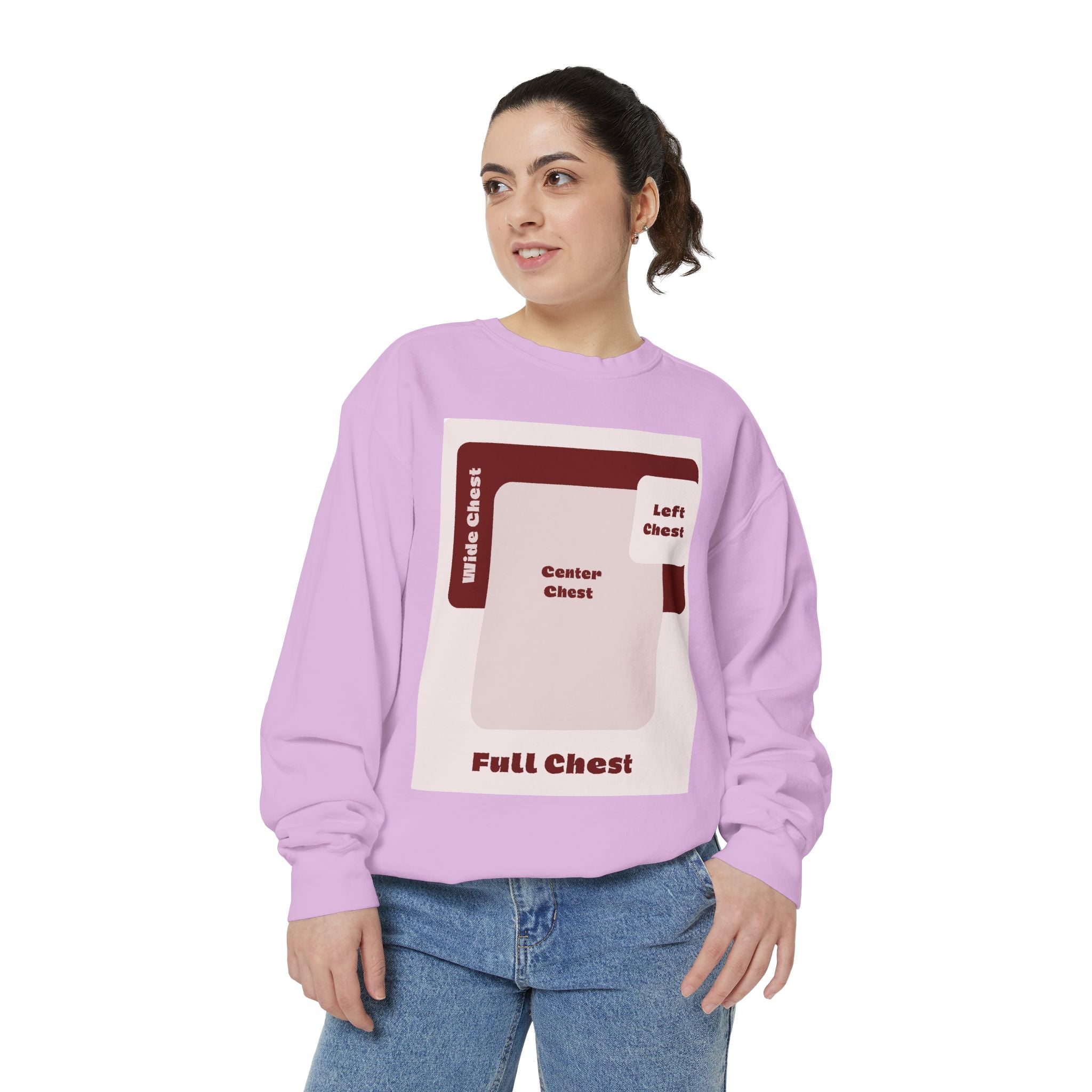 Customizable Comfort Colors 1566 Unisex Garment Dyed Sweatshirt DTG Custom Design