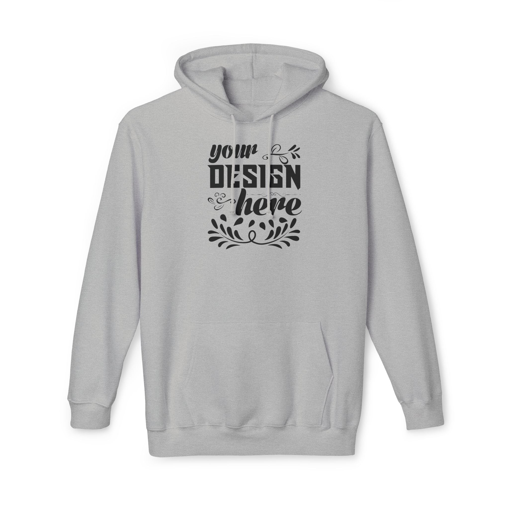 Customizable Bayside 960 Unisex Heavyweight Hooded Sweatshirt Made in US