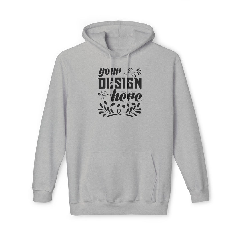 Customizable Bayside 960 Unisex Heavyweight Hooded Sweatshirt Made in US