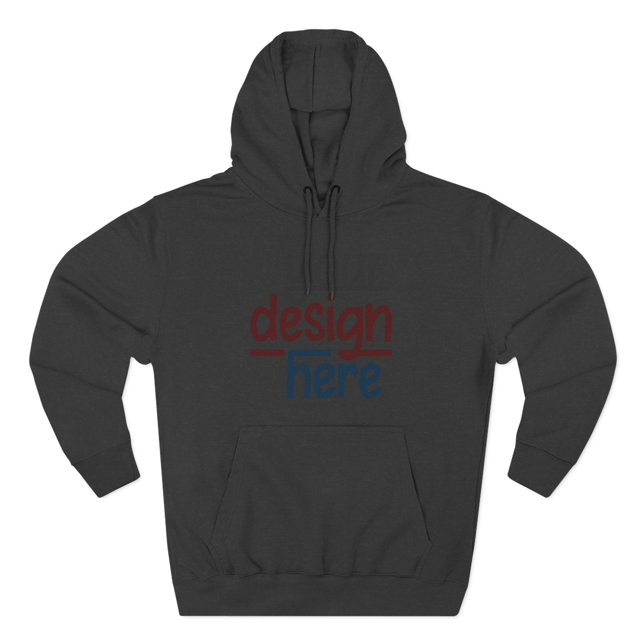 Customizable Lane Seven LS14001 Unisex Three Panel Fleece Hoodie