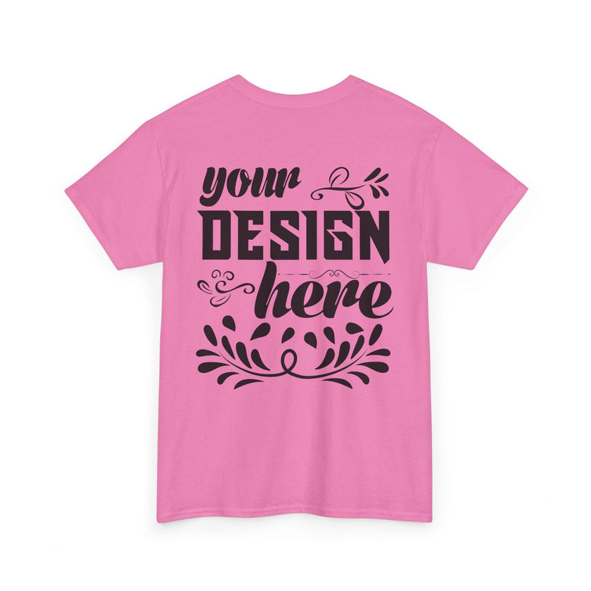 Customizable Gildan 5000 Unisex Heavy Cotton T-Shirt Classic Fit