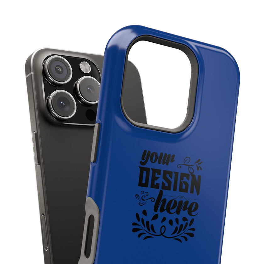 Customizable Magnetic Impact Resistant Phone Case Dual Layer Full Wrap