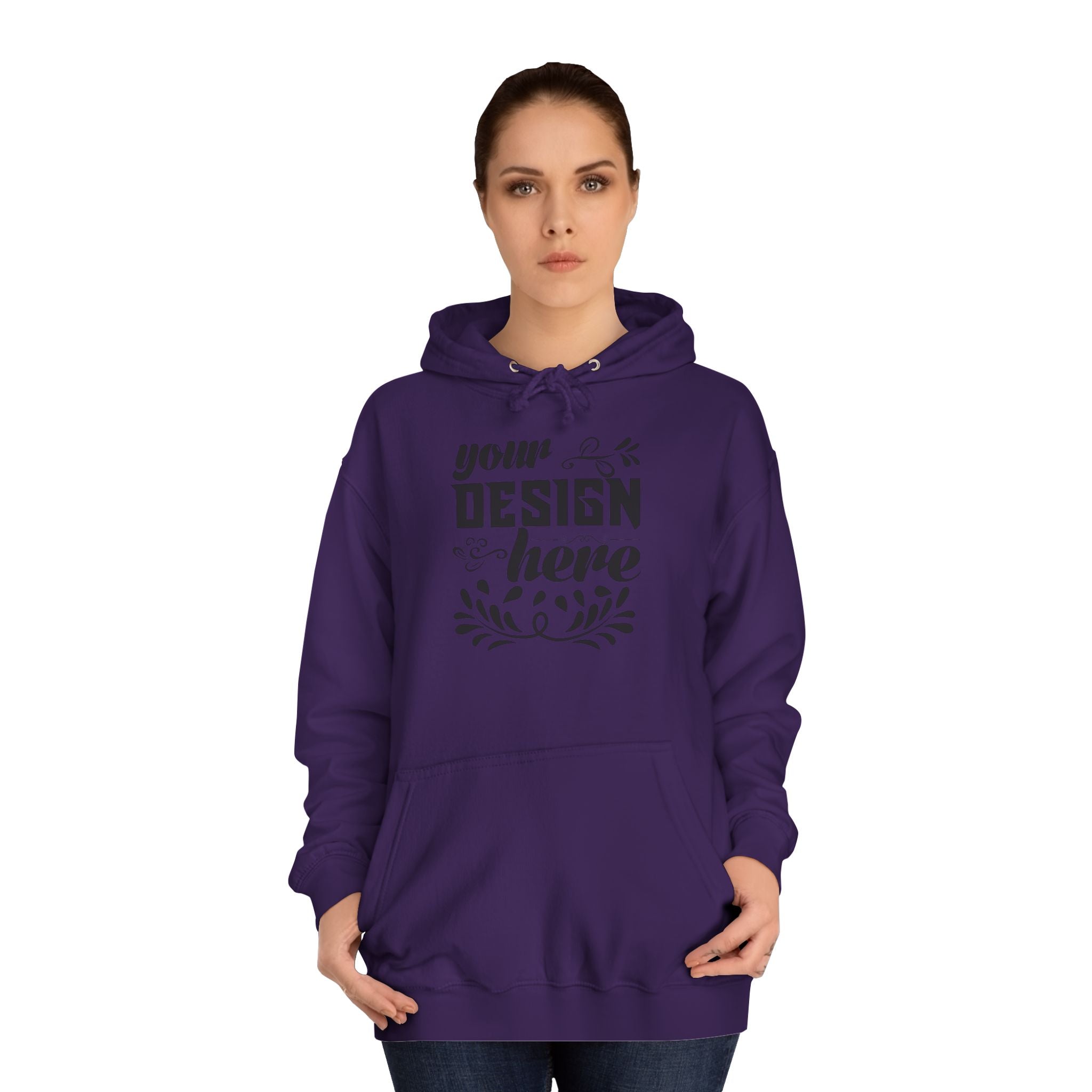 Customizable AWDis JH001 Unisex College Hoodie