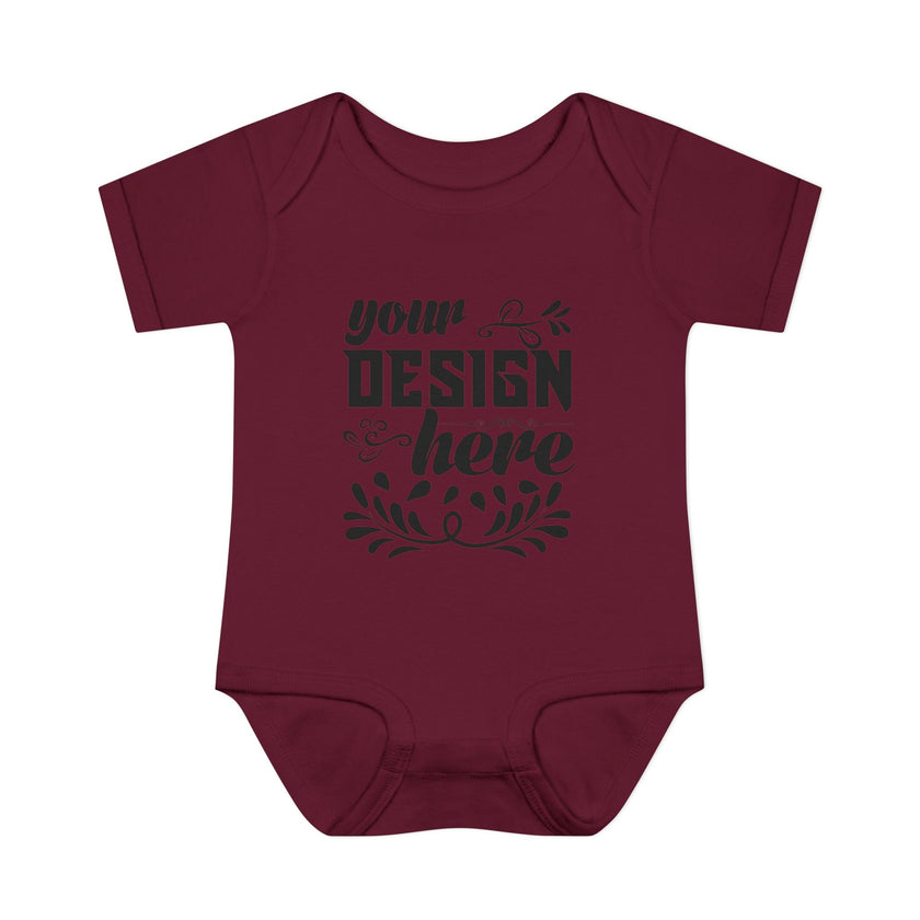 Customizable Infant Baby Rib Bodysuit Rabbit Skins 4400 Unisex