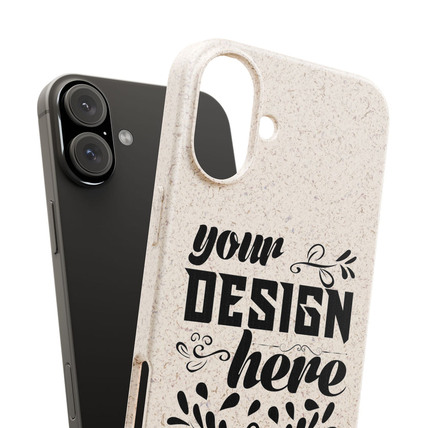 Customizable Biodegradable Phone Case Matte Finish Wireless Charging