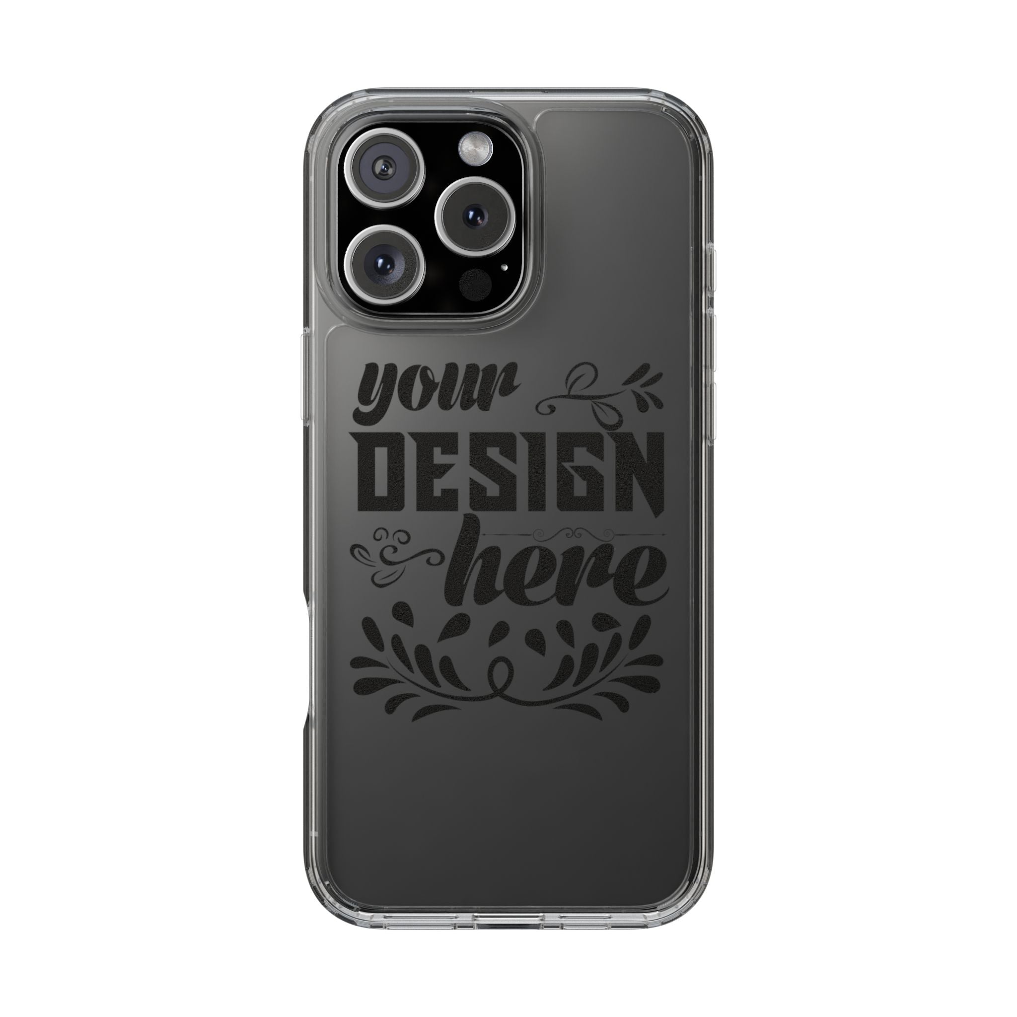 Customizable Clear Phone Case Slim Lightweight Scratch Resistant Protection