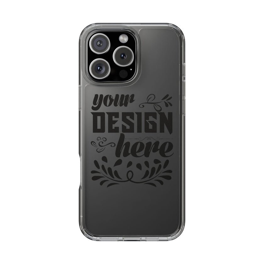 Customizable Clear Phone Case Slim Lightweight Scratch Resistant Protection