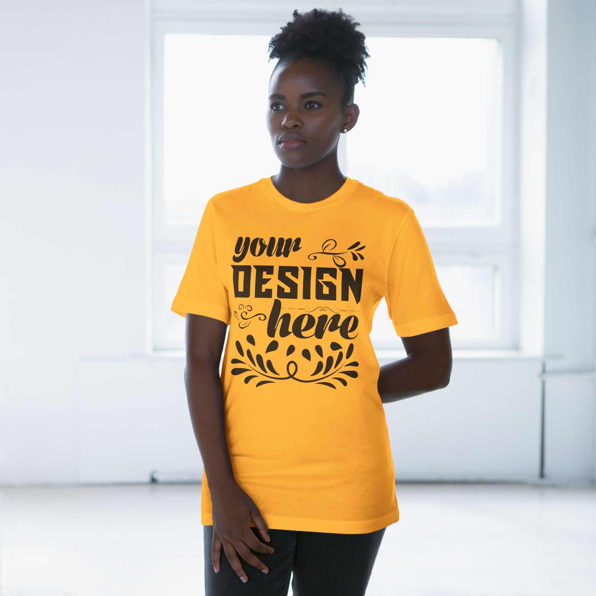 Customizable Lane Seven LS15000 Unisex Deluxe Cotton T Shirt