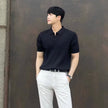 Nameria Mens Slim Fit Short Sleeve Polo Shirt