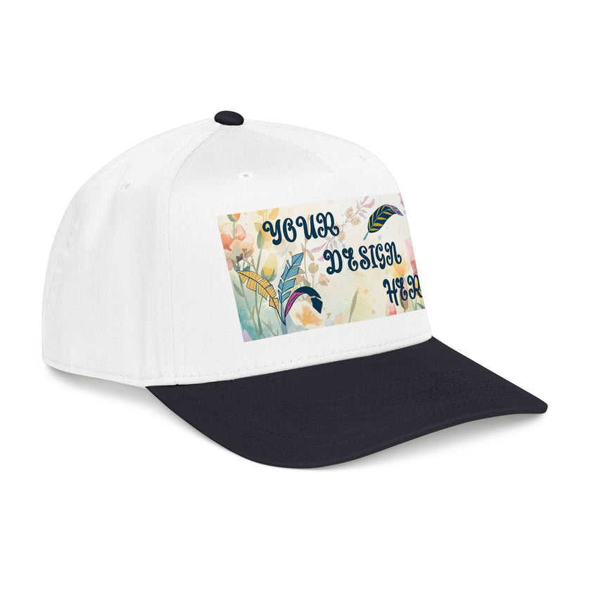 Customizable OTTO 31-069 Mid Profile 5 Panel Baseball Cap