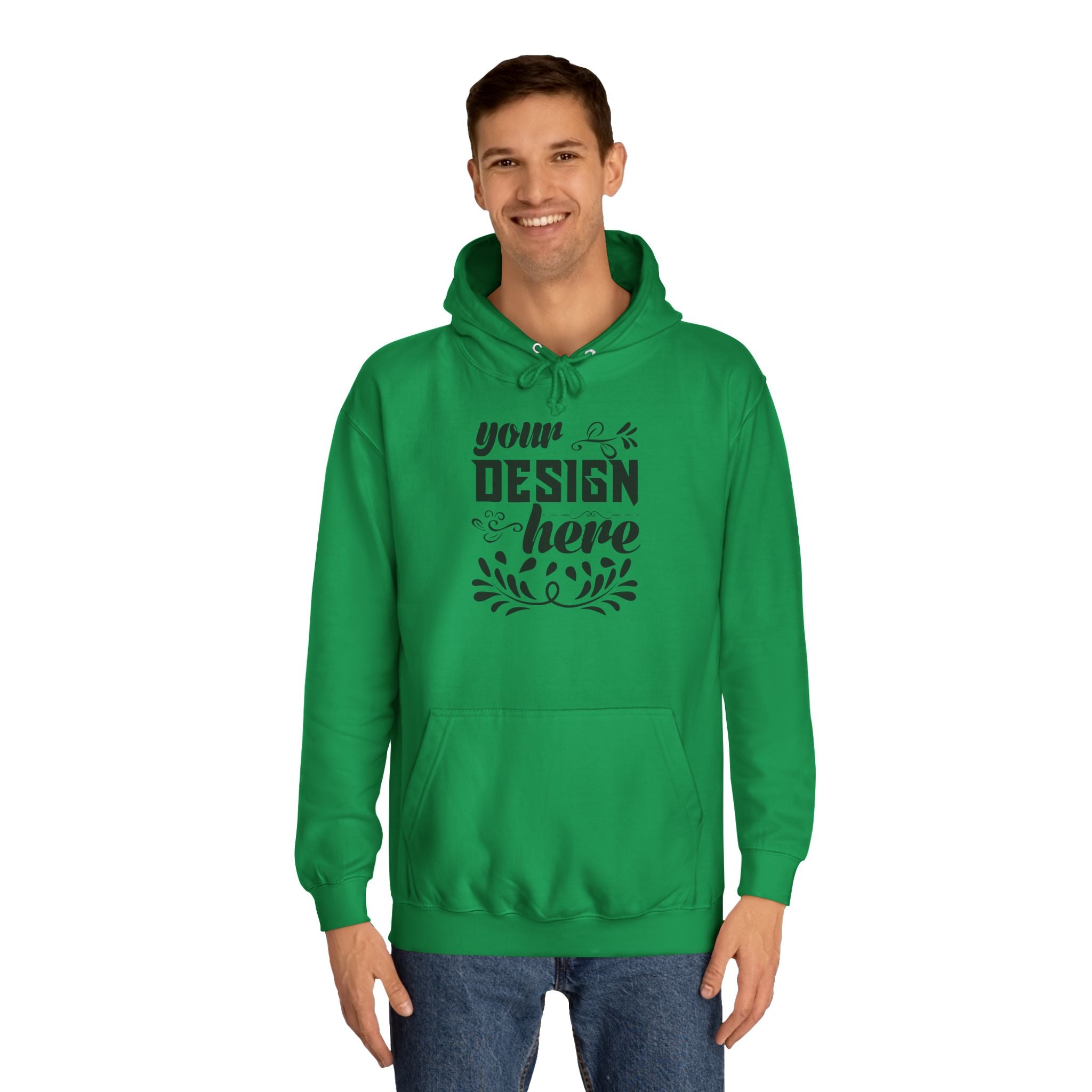 Customizable AWDis JH001 Unisex College Hoodie