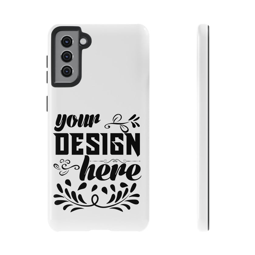 Customizable Tough Dual Layer Phone Case Polycarbonate TPU Liner Protective