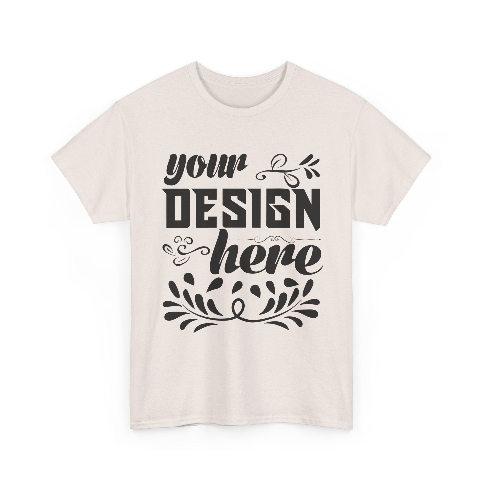 Customizable Gildan 5000 Unisex Heavy Cotton T-Shirt Classic Fit