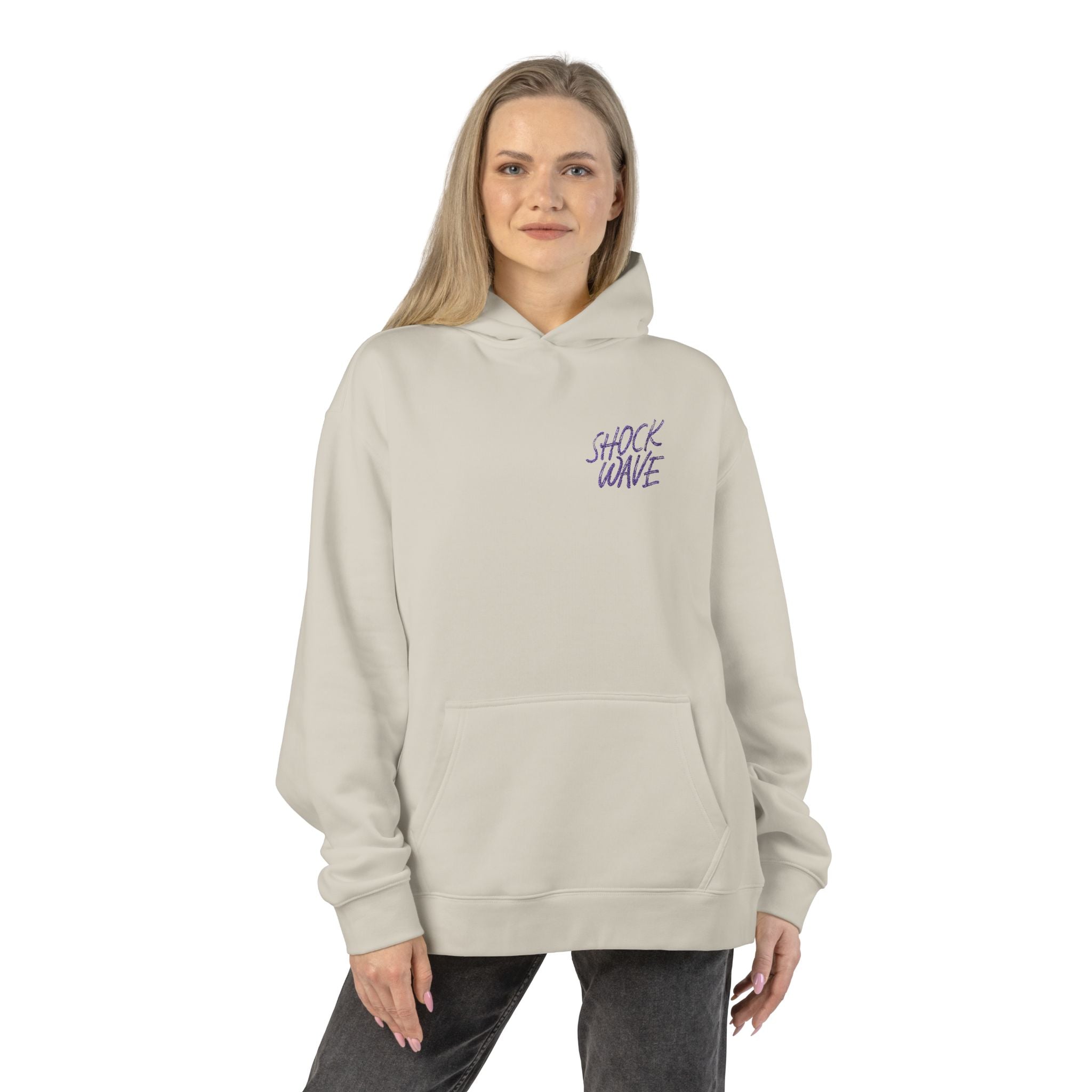 AS Colour 5161 Unisex Relaxed Hoodie | Shock Wave Embroidery