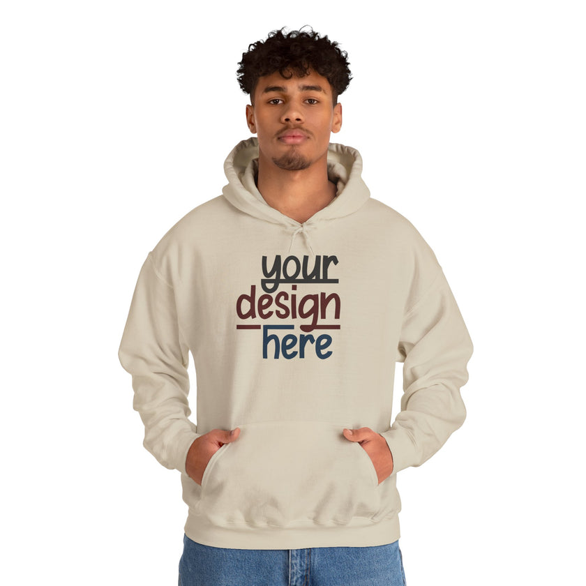 Customizable Gildan 18500 Unisex Heavy Blend Hooded Sweatshirt