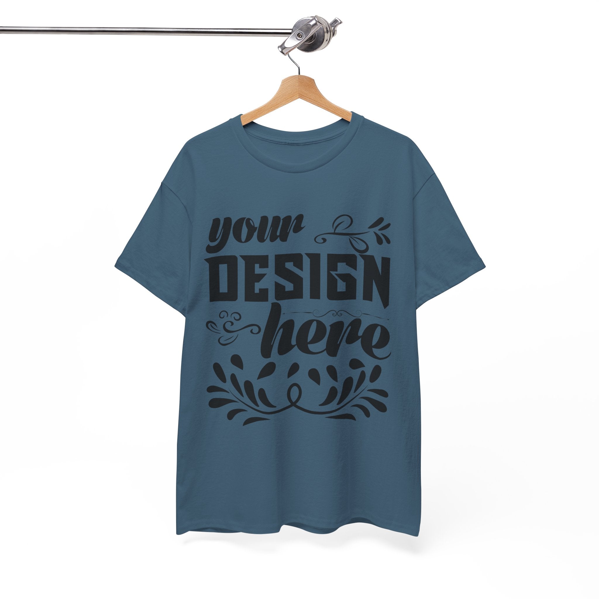 Customizable Gildan 5000 Unisex Heavy Cotton T-Shirt Classic Fit