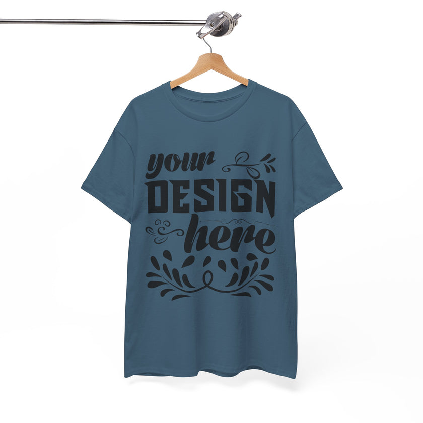 Customizable Gildan 5000 Unisex Heavy Cotton T-Shirt Classic Fit