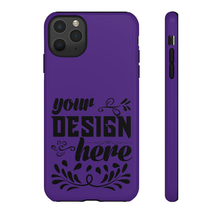Customizable Tough Dual Layer Phone Case Polycarbonate TPU Liner Protective