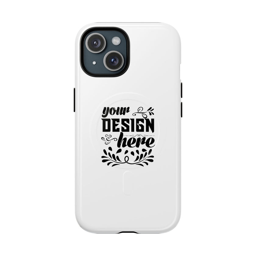Customizable Tough Magnetic Phone Case Dual Layer Polycarbonate TPU Liner