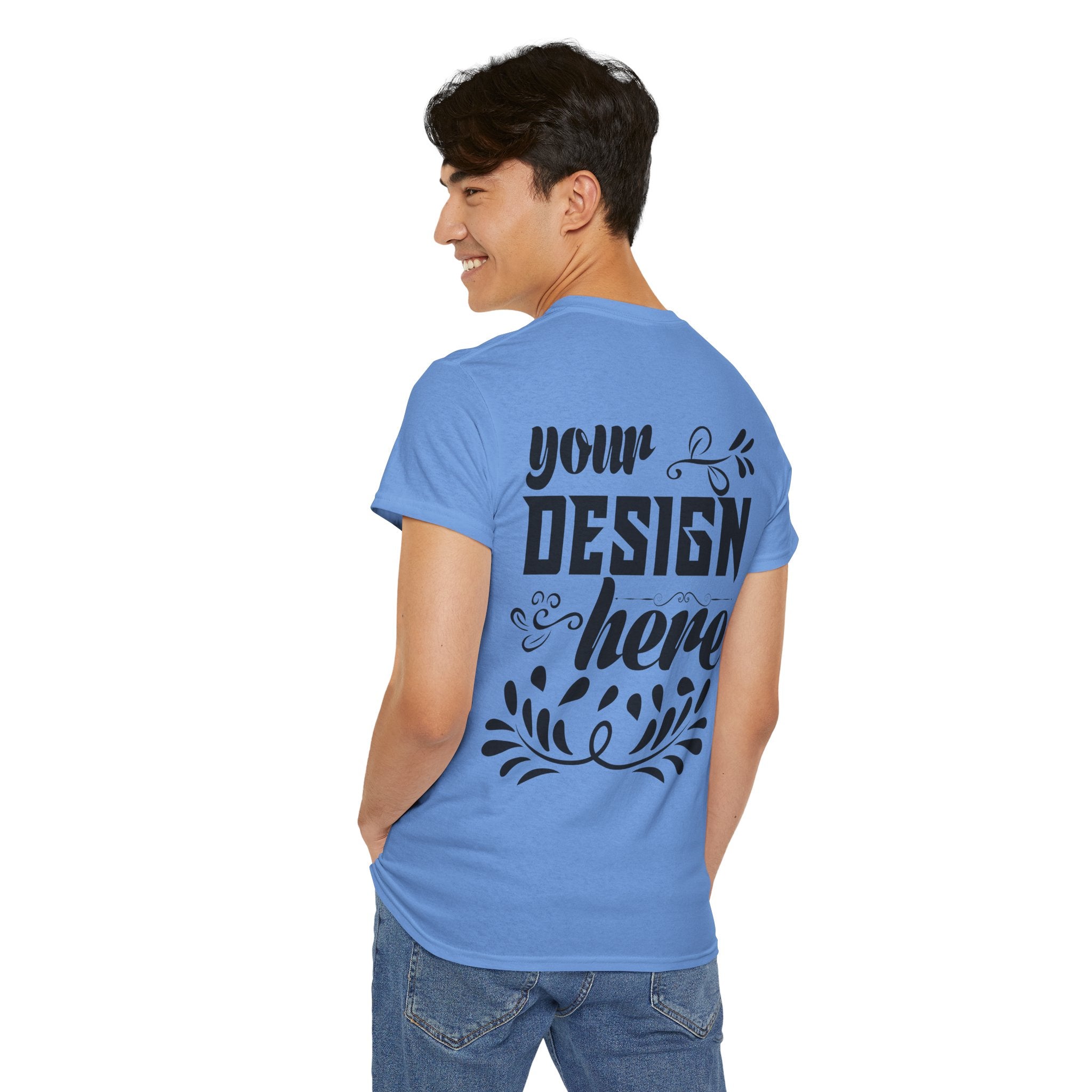 Customizable Gildan 5000 Unisex Heavy Cotton T-Shirt Classic Fit