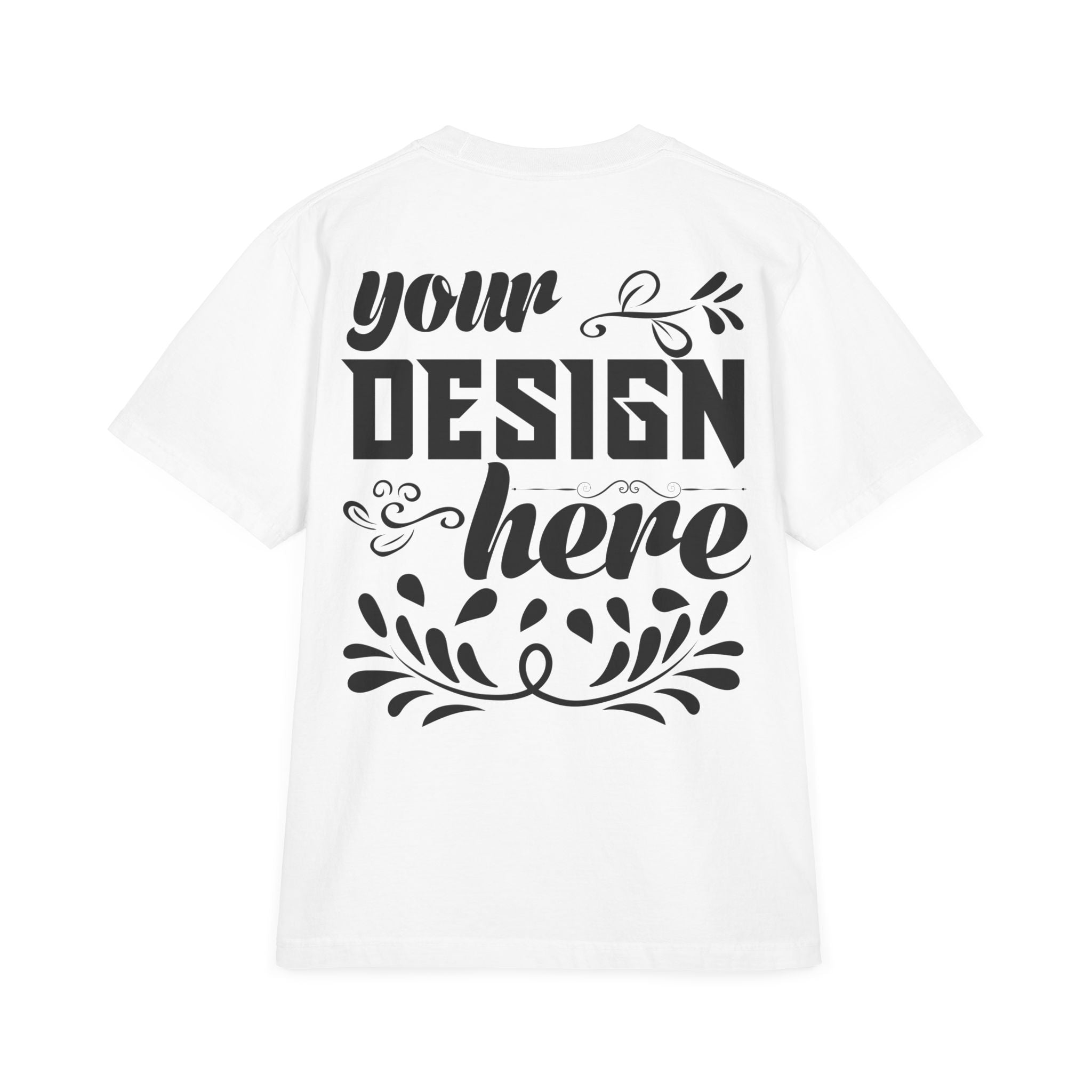 Customizable Shaka Wear SHGDD Unisex Garment Dyed Drop Shoulder T-Shirt