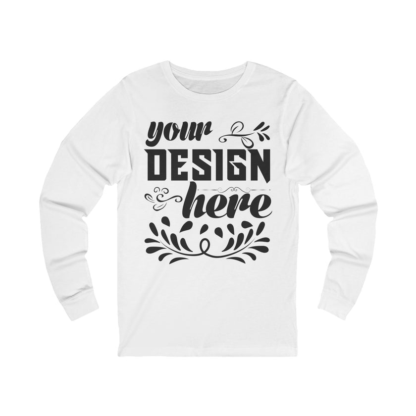 Customizable Bella+Canvas 3501 Unisex Jersey Long Sleeve Tee