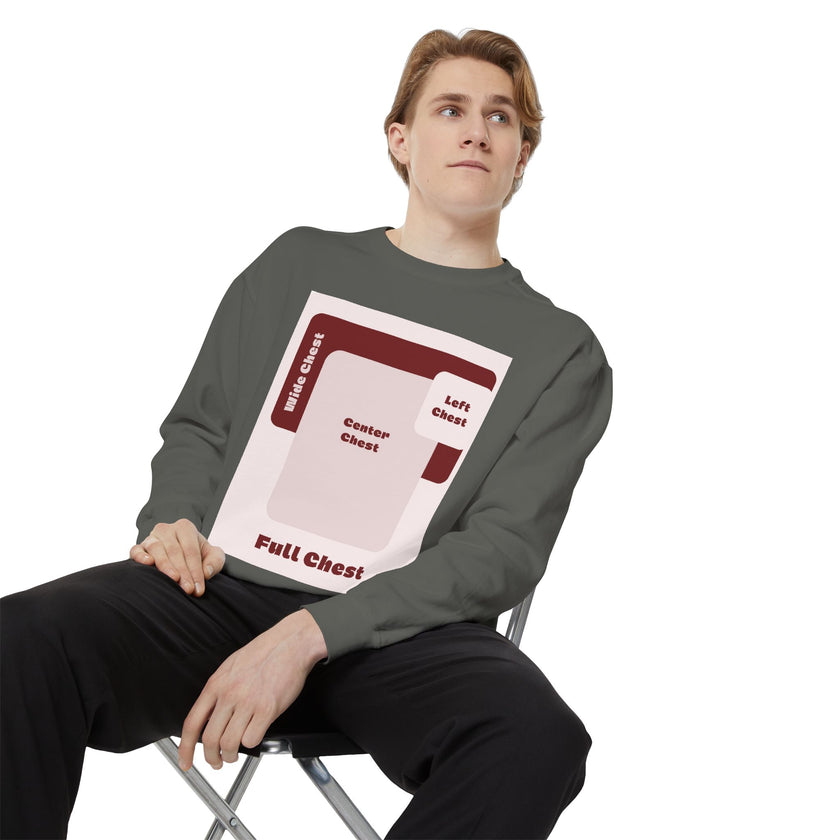 Customizable Comfort Colors 1566 Unisex Garment Dyed Sweatshirt DTG Custom Design