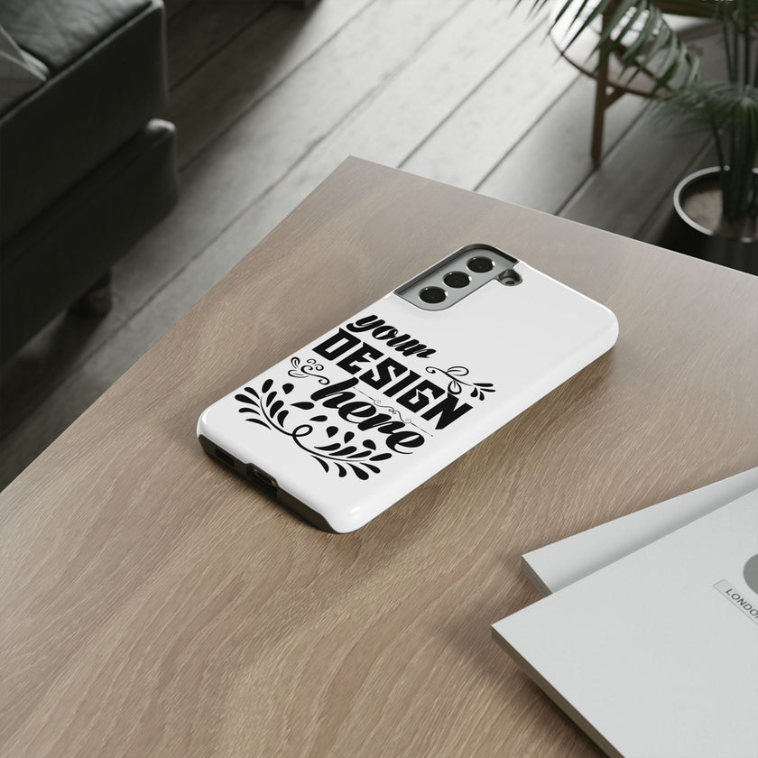 Customizable Tough Dual Layer Phone Case Polycarbonate TPU Liner Protective