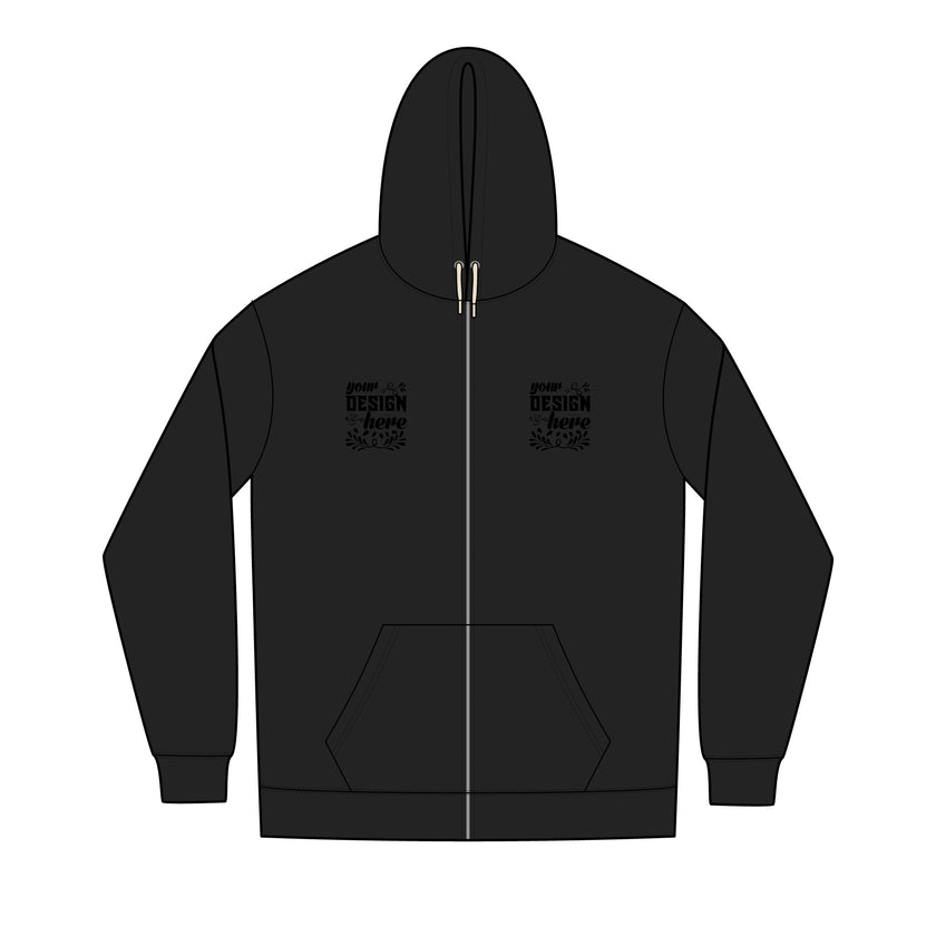 Customizable District DT8102 Mens Re Fleece Full Zip Hoodie