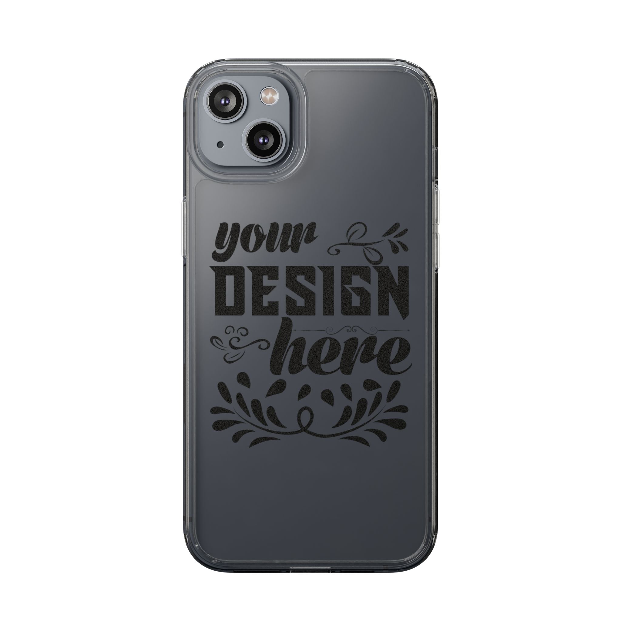 Customizable Clear Phone Case Slim Lightweight Scratch Resistant Protection