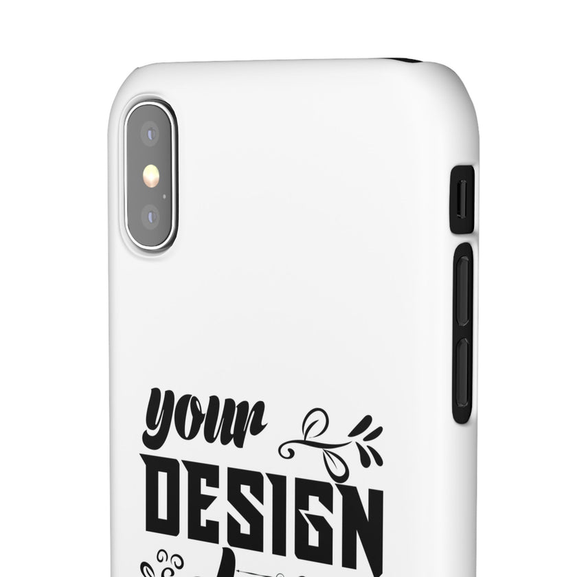 Customizable Snap Phone Case Slim Lightweight Polycarbonate Gloss Or Matte