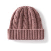 Nameria Unisex Cable Knit Cashmere Blend Hat Ear Flaps One Size