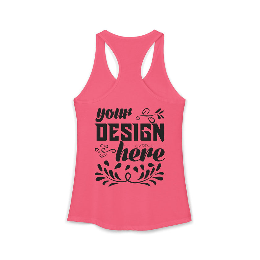 Customizable Next Level 1533 Womens Ideal Racerback Tank