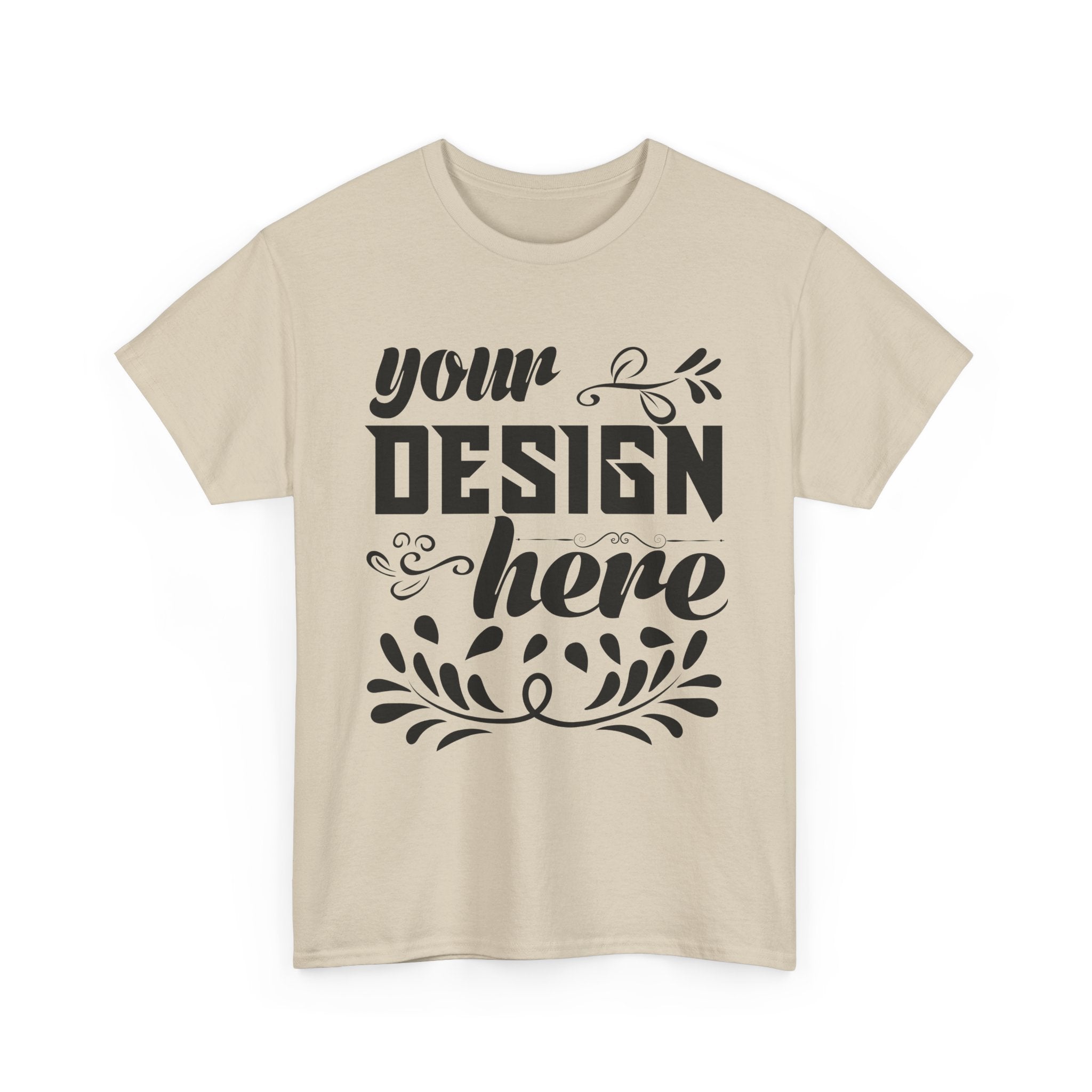 Customizable Gildan 5000 Unisex Heavy Cotton T-Shirt Classic Fit