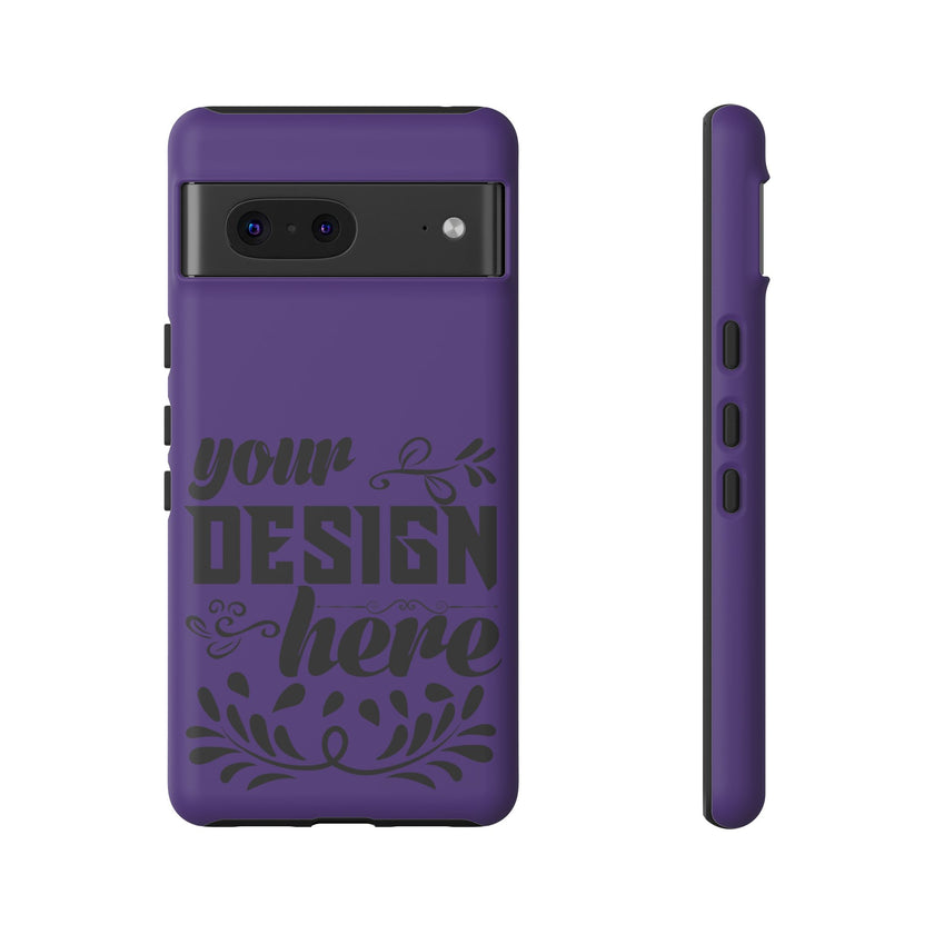 Customizable Tough Dual Layer Phone Case Polycarbonate TPU Liner Protective