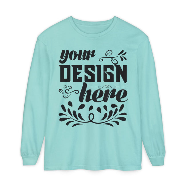 Customizable Comfort Colors 6014 Unisex Garment Dyed Long Sleeve T Shirt