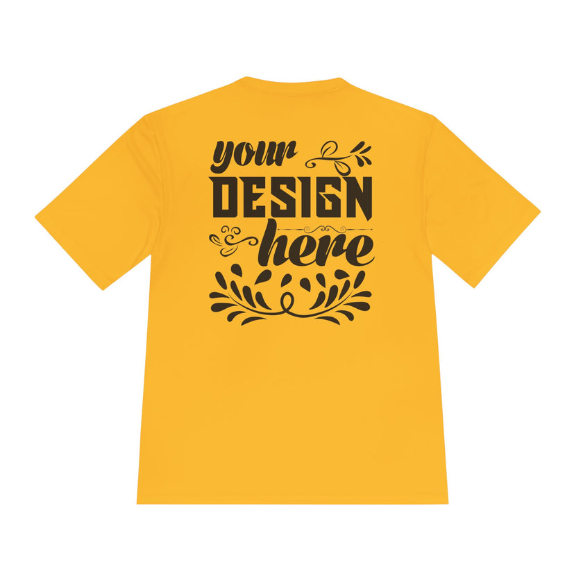 Customizable Sport Tek ST350 Unisex Moisture Wicking Tee Regular Fit