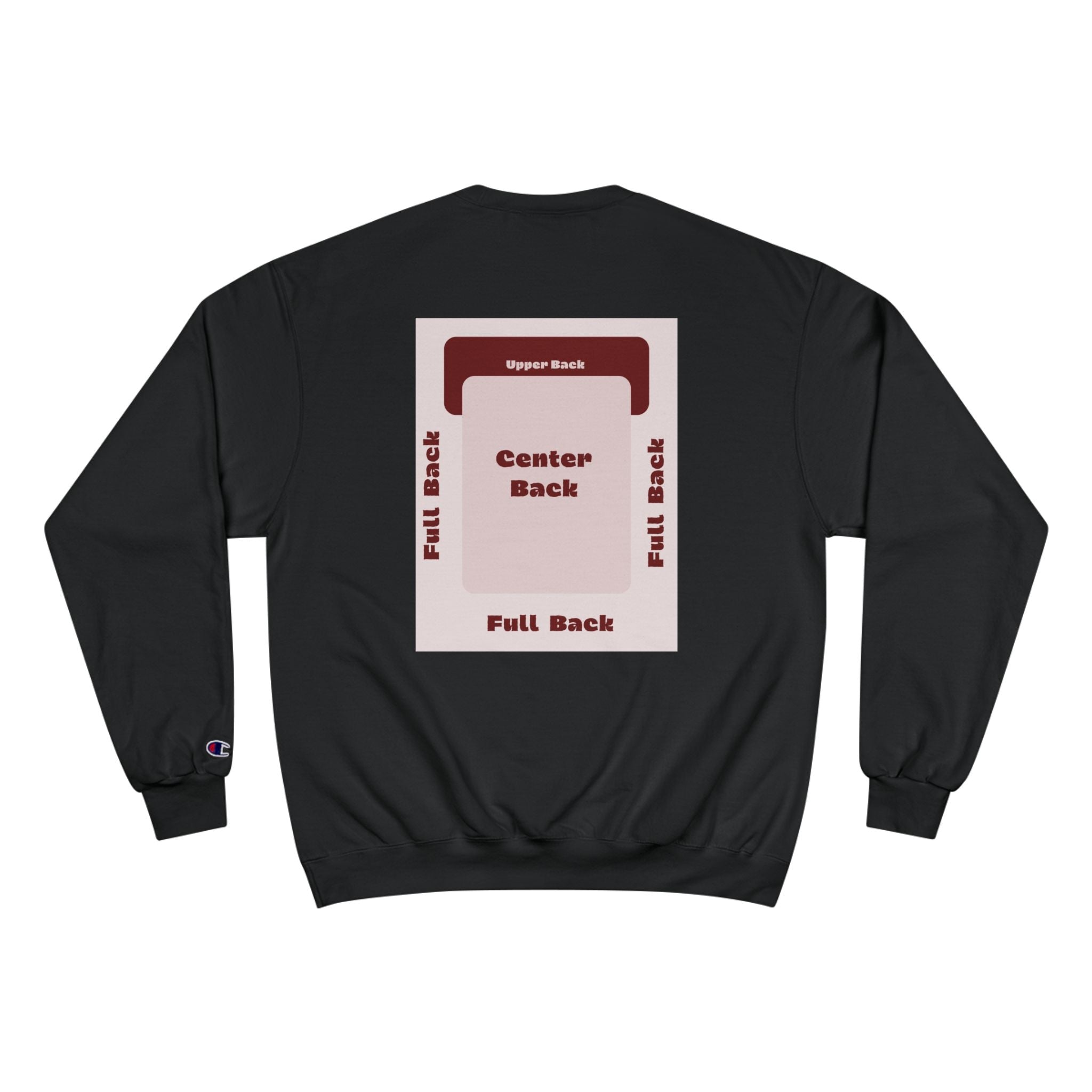 Customizable Champion S600 Crewneck Sweatshirt DTG Print