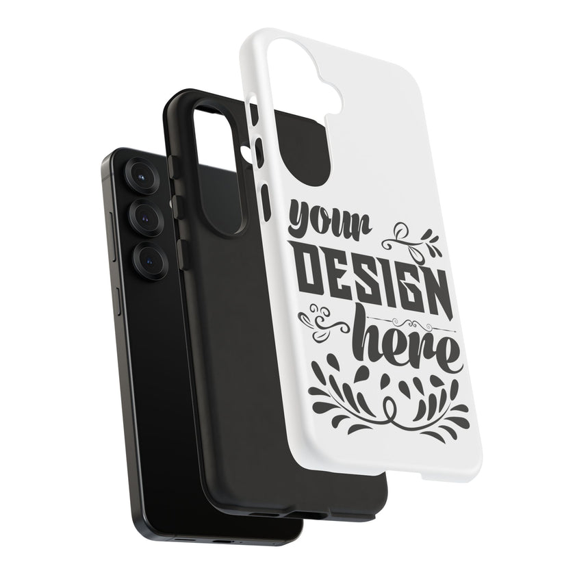 Customizable Tough Dual Layer Phone Case Polycarbonate TPU Liner Protective