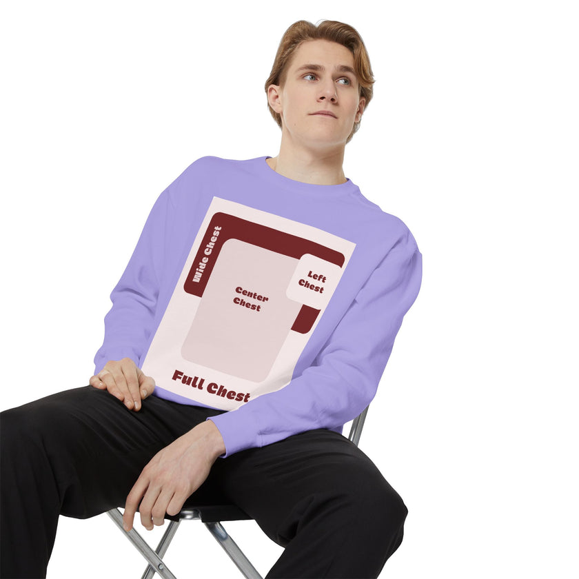 Customizable Comfort Colors 1566 Unisex Garment Dyed Sweatshirt DTG Custom Design