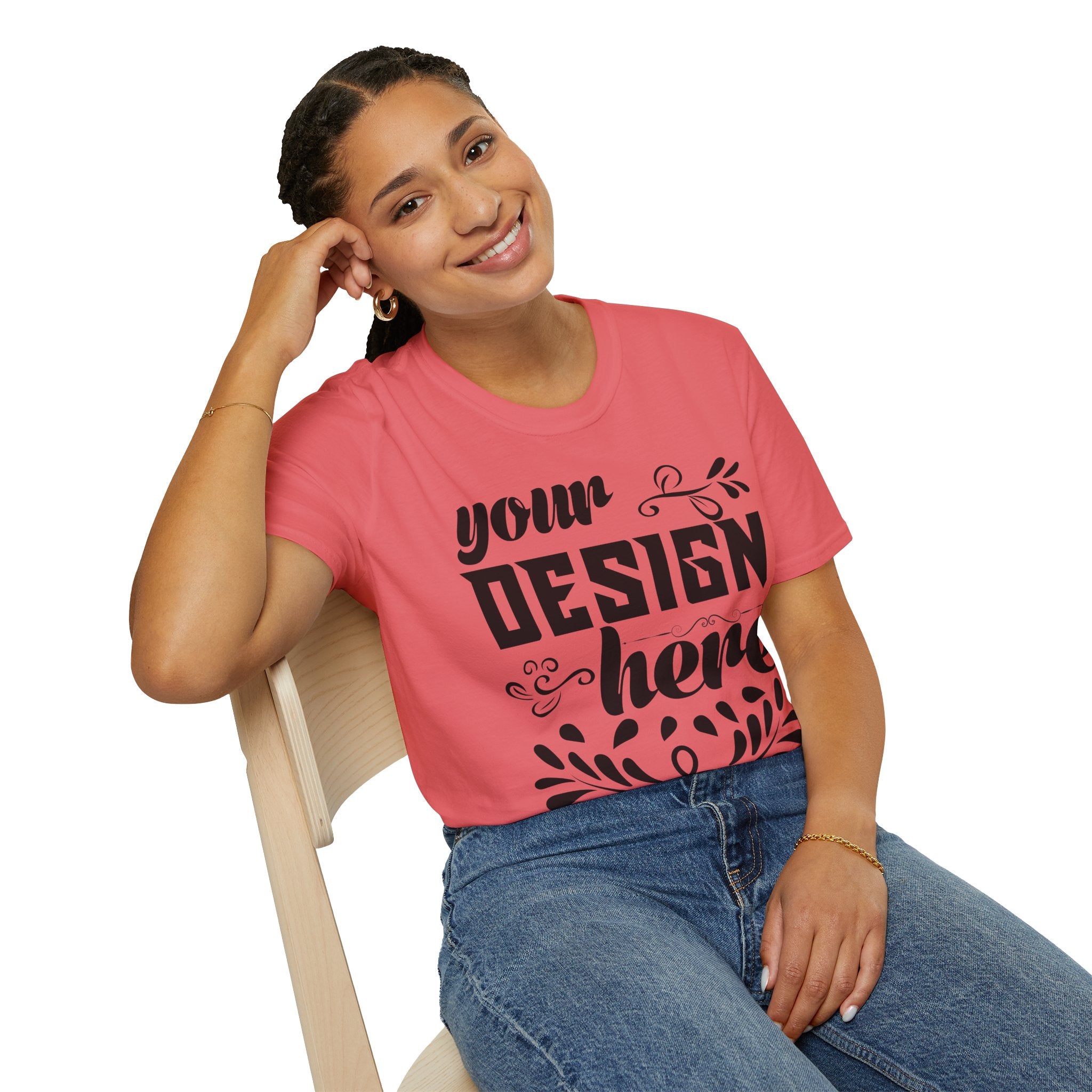 Customizable Gildan 64000 Unisex Softstyle T-Shirt Classic Fit