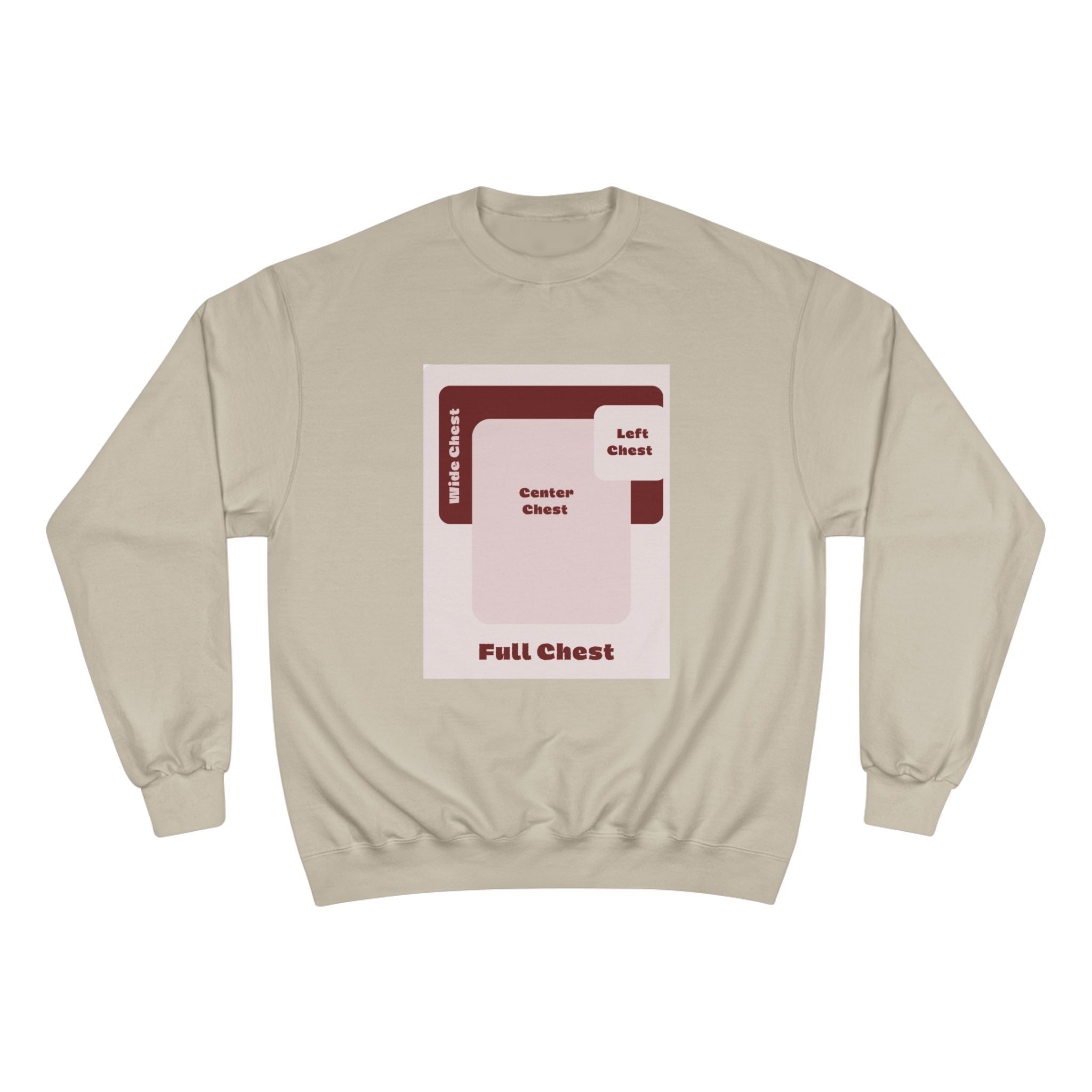 Customizable Champion S600 Crewneck Sweatshirt DTG Print