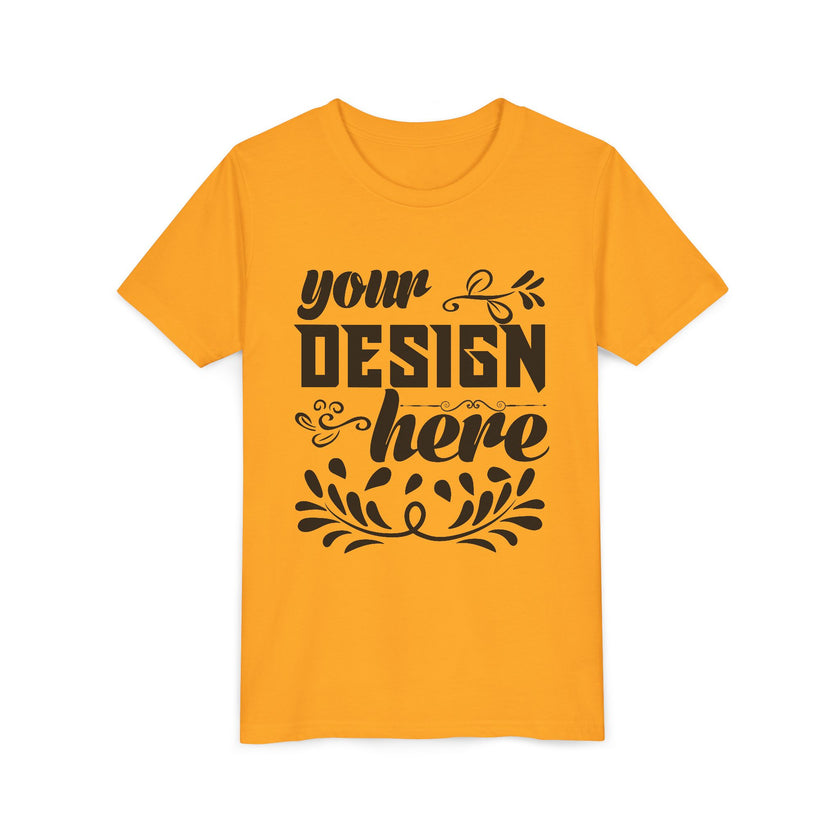 Customizable Bella+Canvas 3001Y Youth Short Sleeve T-Shirt Premium Fit