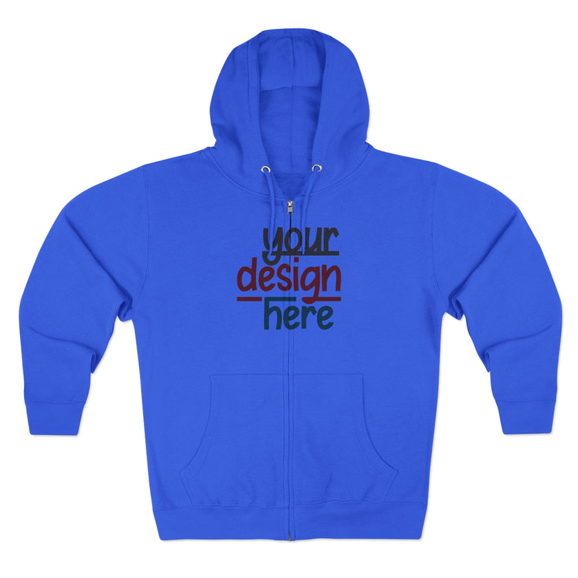 Customizable Lane Seven LS14003 Unisex Zip Hoodie