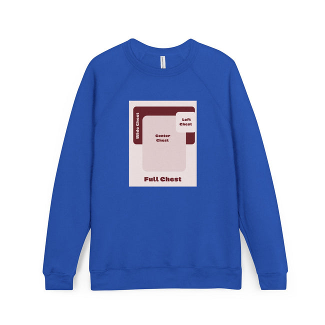 Customizable Bella+Canvas 3901 Unisex Fleece Raglan Sweatshirt